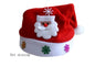 Christmas Decorations Non-woven Cartoon Applique Luminous Hat