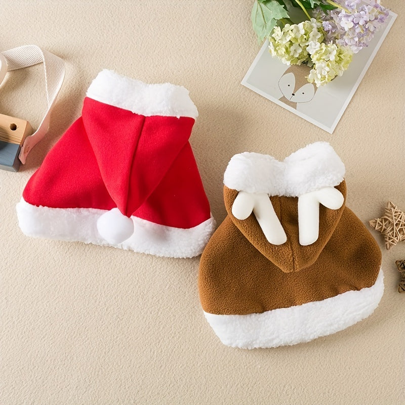 Cat Christmas Outfits, Dog Cat Santa Claus Outfit