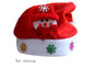 Christmas Decorations Non-woven Cartoon Applique Luminous Hat