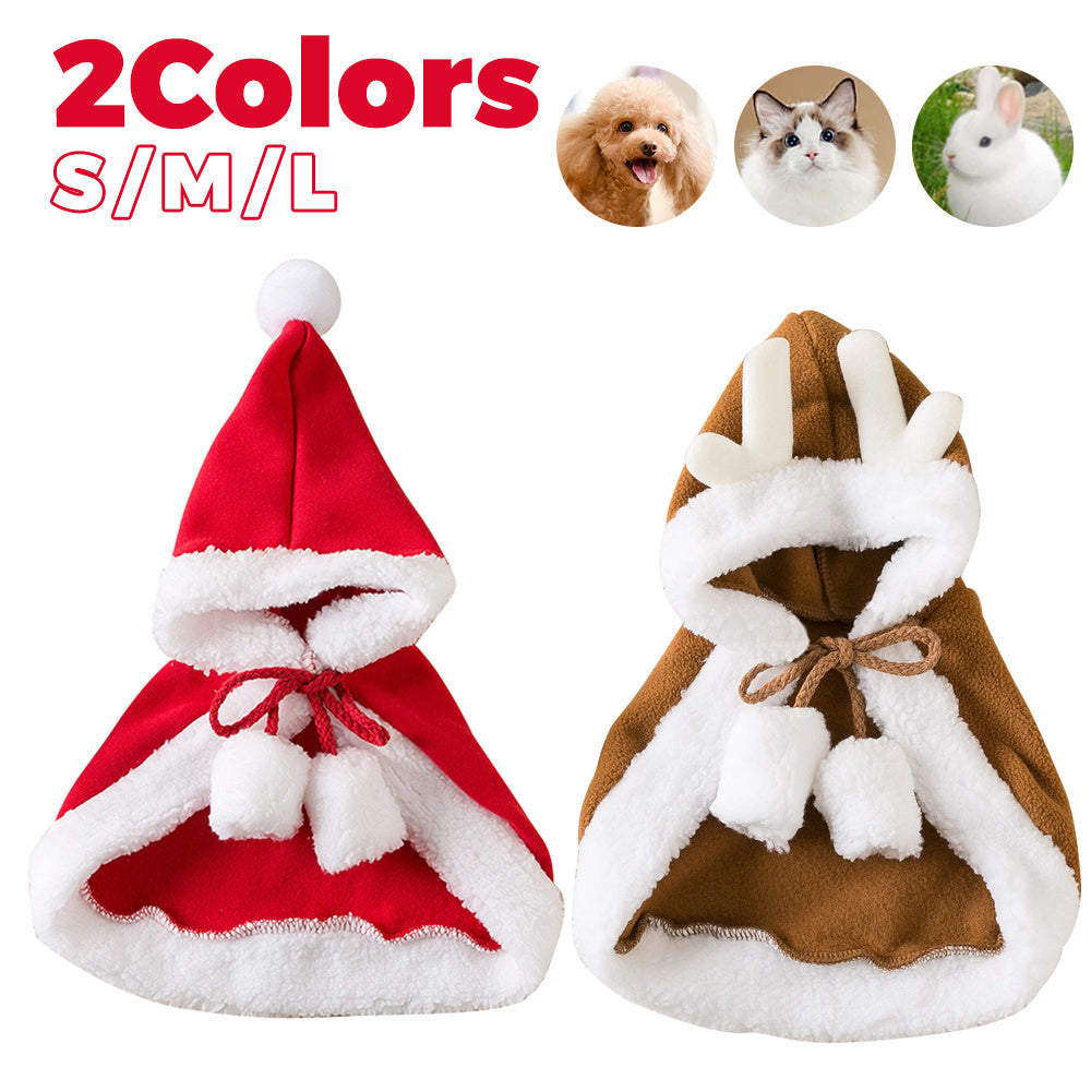 Cat Christmas Outfits, Dog Cat Santa Claus Outfit