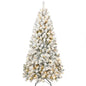 5ft Pre-lit Flocked Artificial Christmas Tree