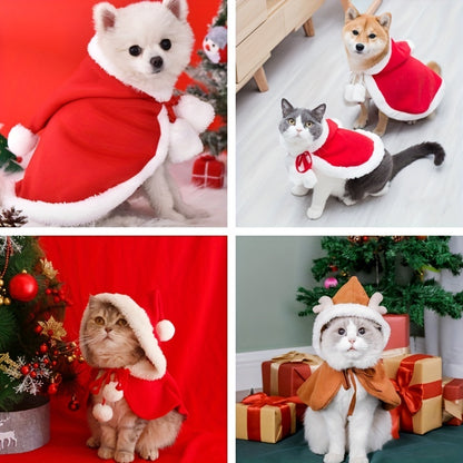 Cat Christmas Outfits, Dog Cat Santa Claus Outfit