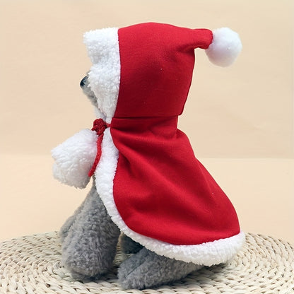 Cat Christmas Outfits, Dog Cat Santa Claus Outfit